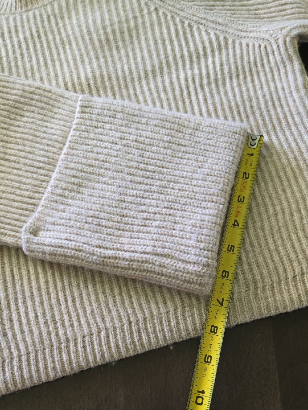Joe's Jeans The Rey Sweater Double Cream Colour Size Small - Picture 9 of 10
